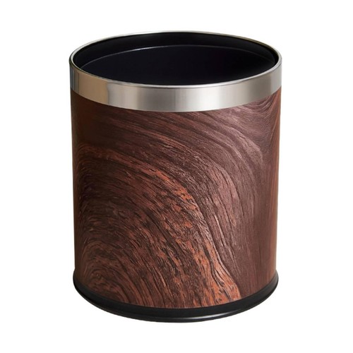 Poubelle cuir au design - poubelle, pu
